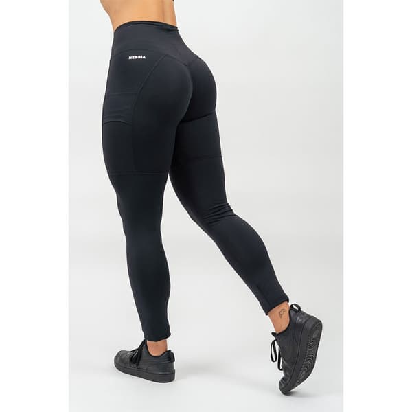 Nebbia Leggings Med Høj Talje Leg Day Goals Sort XS Kvinde