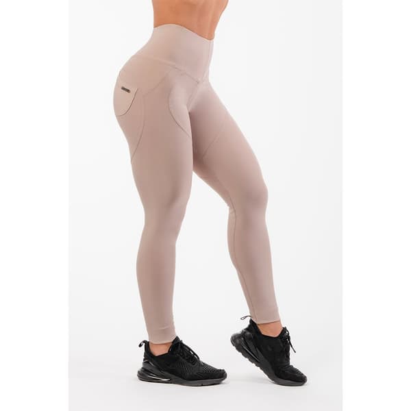 Nebbia Leggingsit High Waist & Lifting Effect Bubble Butt 587 Beige M Nainen
