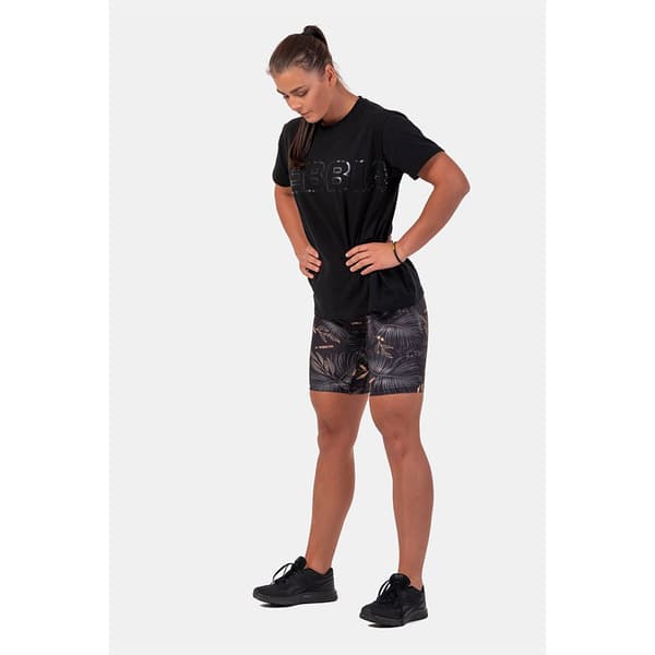 Nebbia Kortærmet T-shirt Invisible Logo 602 Sort XS Kvinde