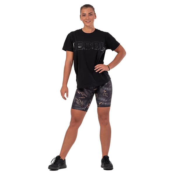 Nebbia Kortærmet T-shirt Invisible Logo 602 Sort XS Kvinde