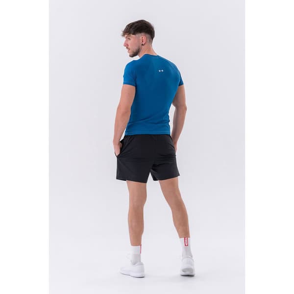 Nebbia Kortärmad T-shirt Functional Slim-fit 324 Blå L Man