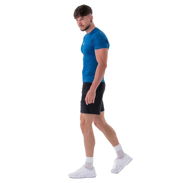 Nebbia Kortärmad T-shirt Functional Slim-fit 324 Blå L Man