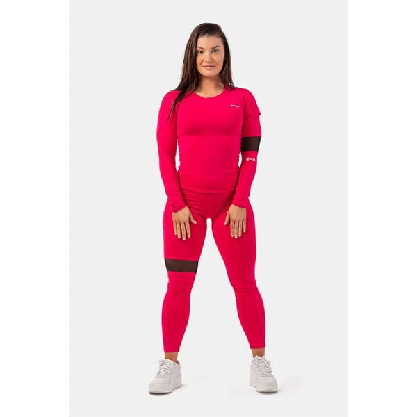 Nebbia Pitkähihainen T-paita Smart Pocket Sporty 418 Pinkki S Nainen
