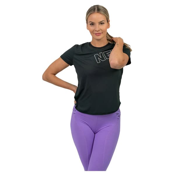 Nebbia Lyhythihainen T-paita Fit Activewear Functional 440 Violetti XS Nainen