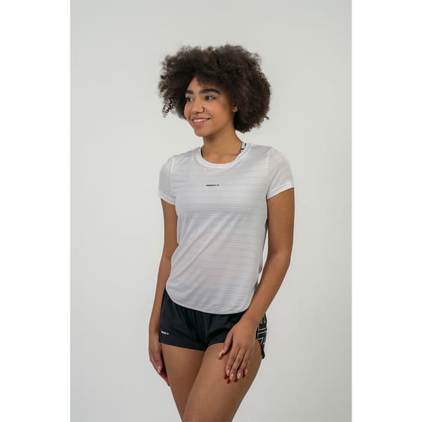 Nebbia Kortärmad T-shirt Fit Activewear “airy” With Reflective Logo 438 Grå M Kvinna