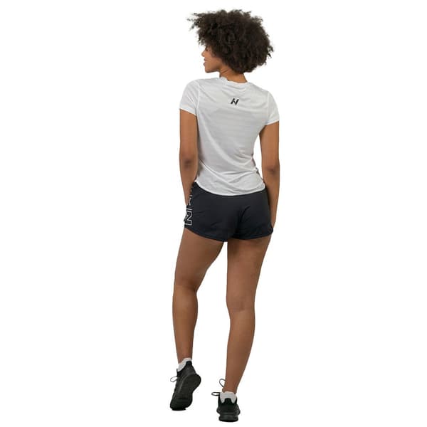 Nebbia Kortärmad T-shirt Fit Activewear “airy” With Reflective Logo 438 Grå M Kvinna