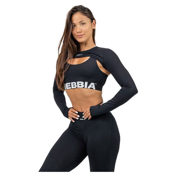 Nebbia Axelvärmare Fitness Bolero True Hero Svart XS-S Kvinna