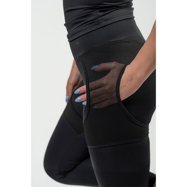 Nebbia Leggings Med Høj Talje Intense Mesh Sort XS Kvinde