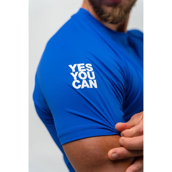 Nebbia Kortærmet T-shirt Workout Compression Performance 339 Blå L Mand