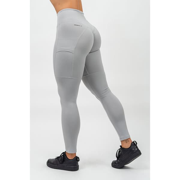 Nebbia Leggings Hög Midja Leg Day Goals Grå S Kvinna