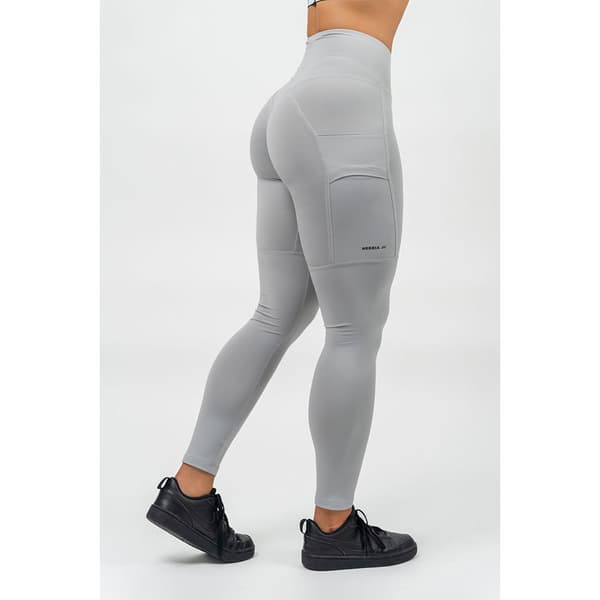 Nebbia Leggings Hög Midja Leg Day Goals Grå S Kvinna