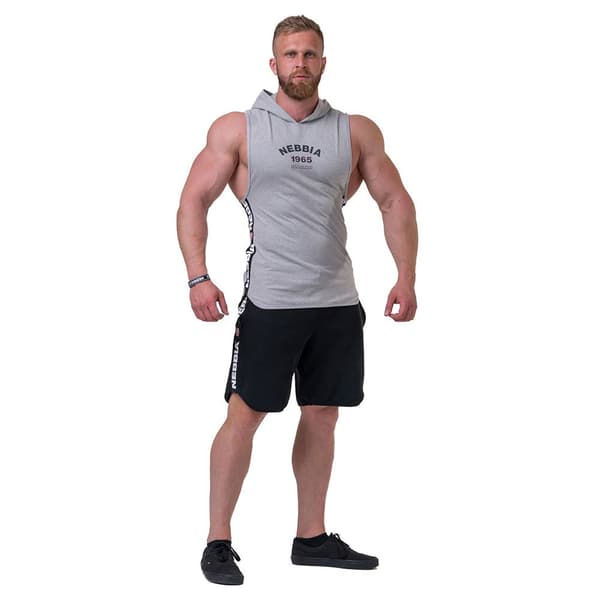 Nebbia Hihaton T-paita Legend-approved Hoodie 191 Harmaa XL Mies