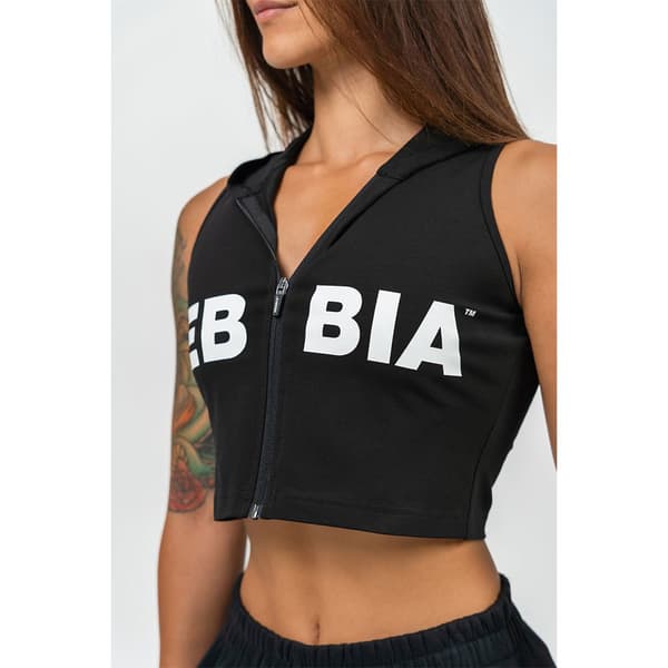 Nebbia Ärmlös Hoodie Muscle Mommy Svart L Kvinna