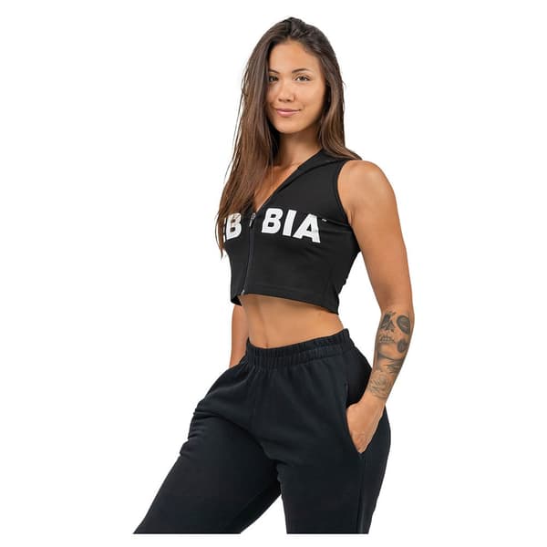 Nebbia Ärmlös Hoodie Muscle Mommy Svart L Kvinna