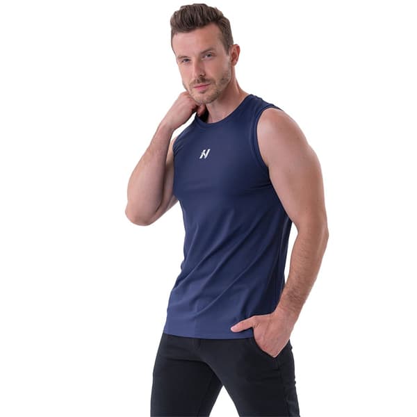Nebbia Ärmlös T-shirt Functional Sporty Power 322 Blå XL Man