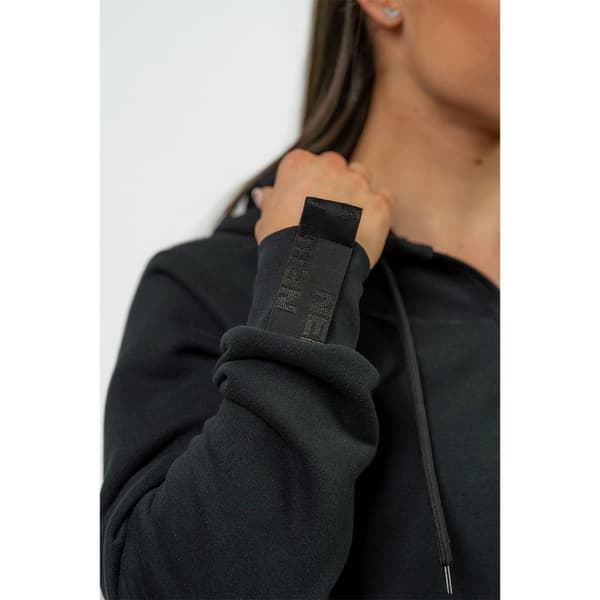 Nebbia Hættetrøje Classic Intense Signature Sort XS Kvinde