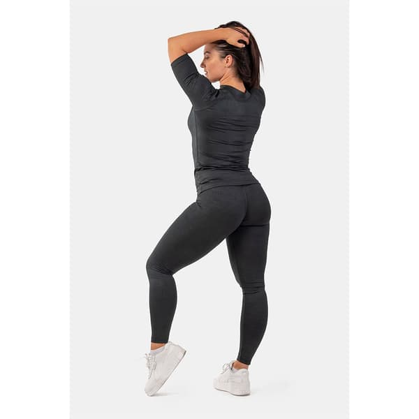 Nebbia Lyhythihainen T-paita Python Snakeskin 416 Musta L Nainen