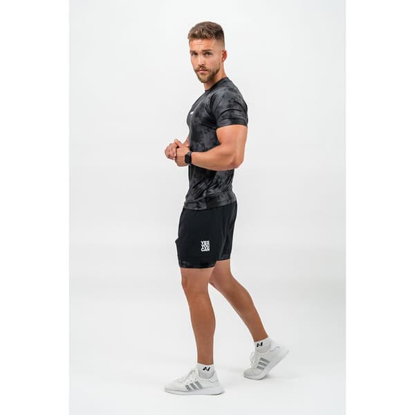 Nebbia Kortærmet T-shirt Camouflage Compression Maximum 338 Sort 2XL Mand