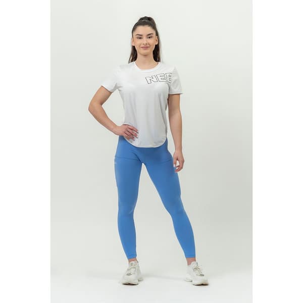 Nebbia Kortärmad T-shirt Fit Activewear Functional 440 Vit XS Kvinna