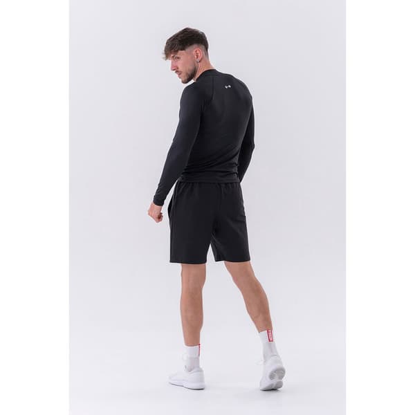 Nebbia Pitkähihainen T-paita Functional Active 328 Musta M Mies