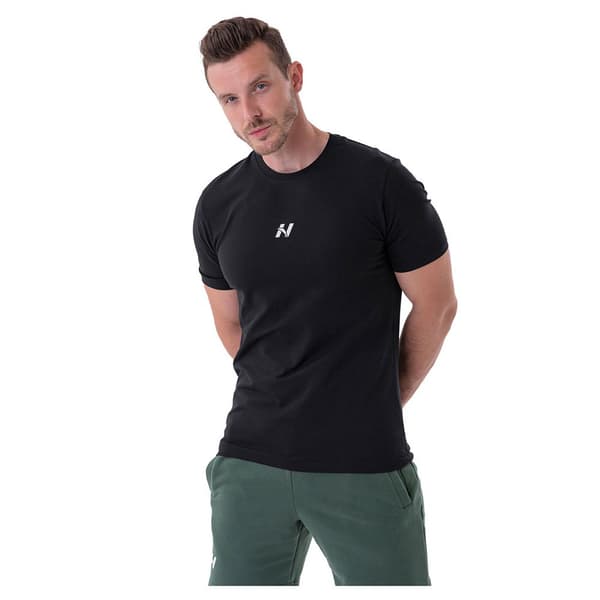 Nebbia Kortärmad T-shirt Classic Reset 327 Svart 2XL Man