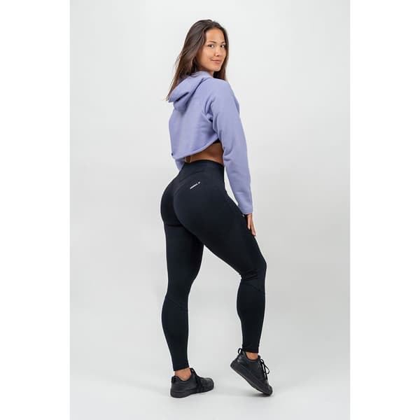 Nebbia Hættetrøje Designer Cropped Gym Time Lilla S Kvinde