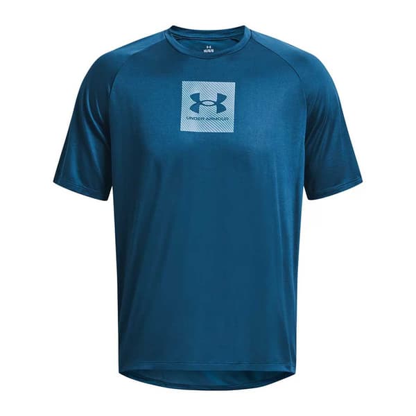 Under Armour Lyhythihainen T-paita Tech Prt Fill Sininen M / Regular Mies