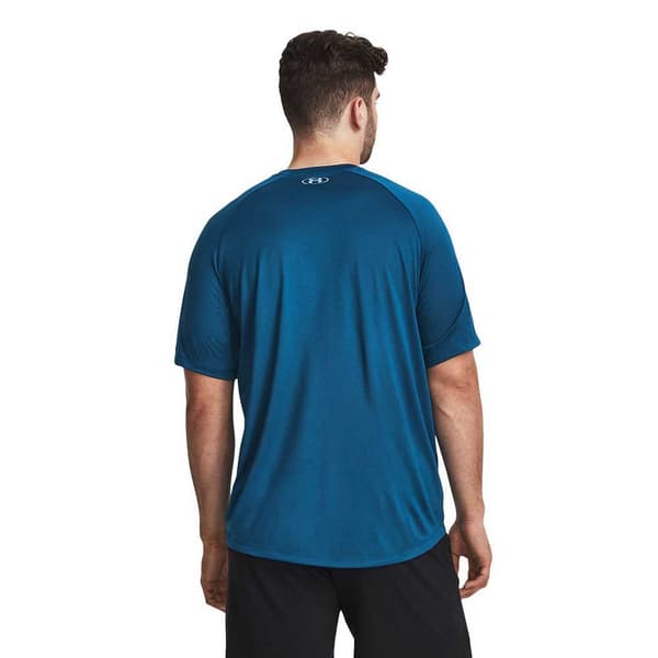 Under Armour Lyhythihainen T-paita Tech Prt Fill Sininen M / Regular Mies