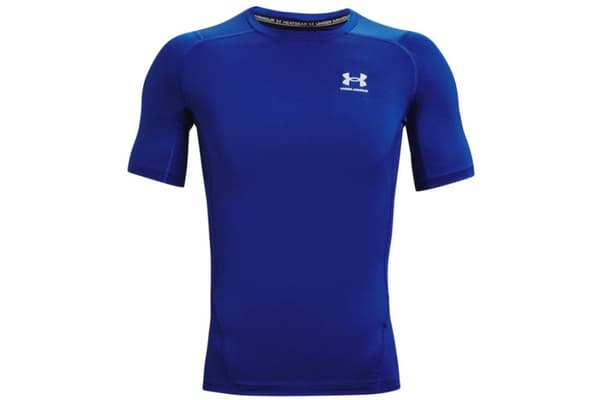Under Armour Kortärmad Kompression T-shirt Heatgear Blå XL / Regular Man