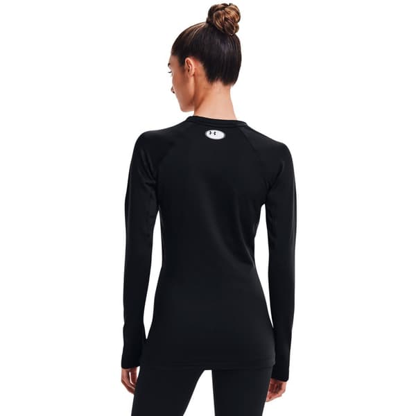 Under Armour Langærmet T-shirt Coldgear Authentics Crew Sort S Kvinde