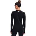 Miniatyrbillede 2 af 4: Under Armour Langærmet T-shirt Coldgear Authentics Crew Sort S Kvinde