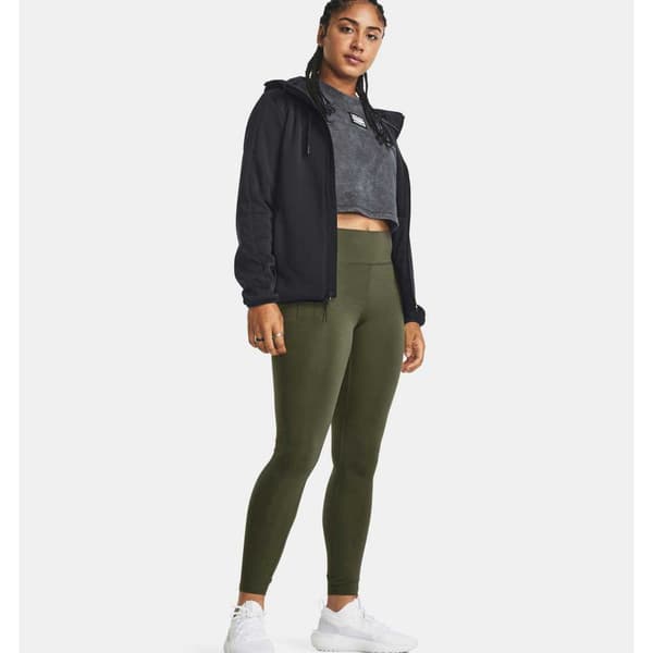 Under Armour Sweatshirt Med Fuld Lynlås Essential Swacket Sort XS Kvinde