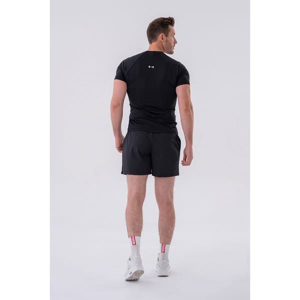 Nebbia Kortärmad T-shirt Functional Slim-fit 324 Svart 2XL Man