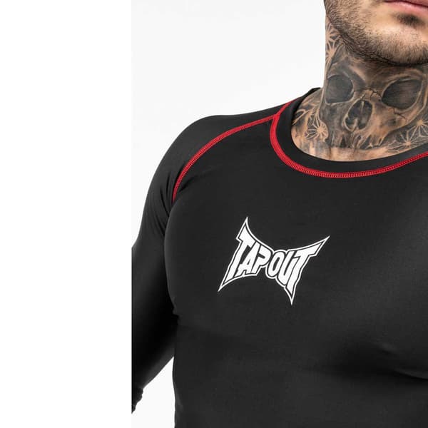 Tapout Langærmet T-shirt Bedrock Sort M Mand