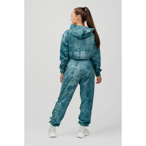 Nebbia Hættetrøje Re-fresh Crop 591 Blå XS Kvinde