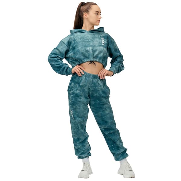 Nebbia Hættetrøje Re-fresh Crop 591 Blå XS Kvinde
