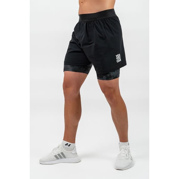 Nebbia Shorts Compression 2in1 Performance 335 2 I 1 Svart 2XL Man