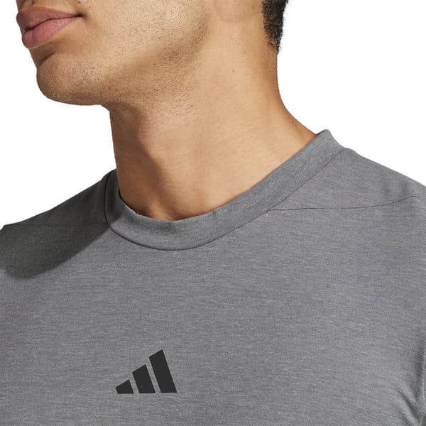 Adidas Kortärmad T-shirt Designed For Training Grå XL Man