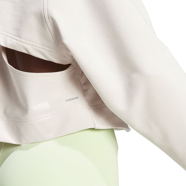 Adidas Sweatshirt Power Cover Up Lilla XL / Regular Kvinde