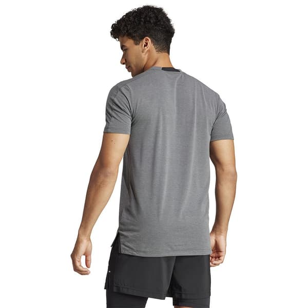 Adidas Kortärmad T-shirt Designed For Training Grå 2XL Man