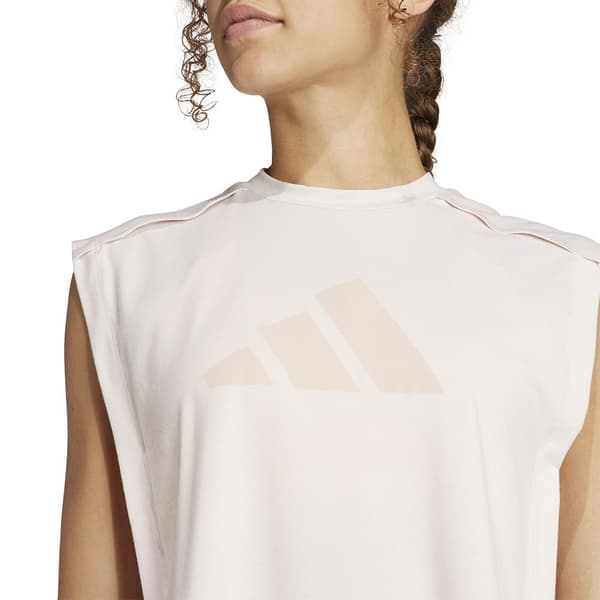 Adidas Hihaton T-paita Power Performance Big Logo Violetti XL Nainen