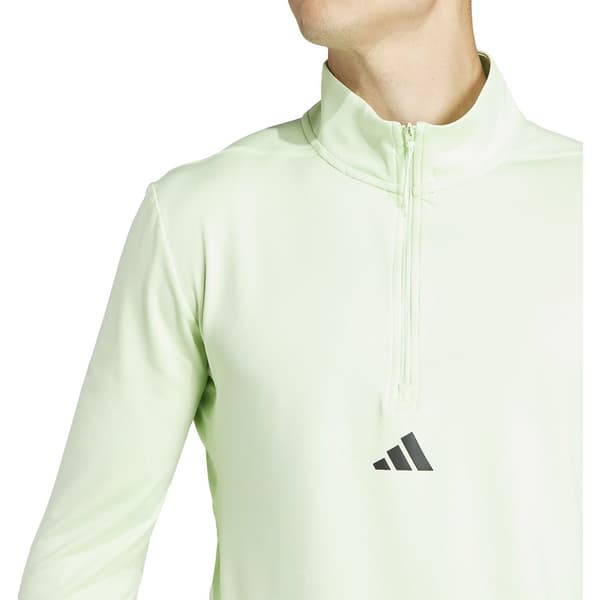 Adidas Puoliksi Vetoketjullinen Pusero Workout Vihreä 2XL Mies