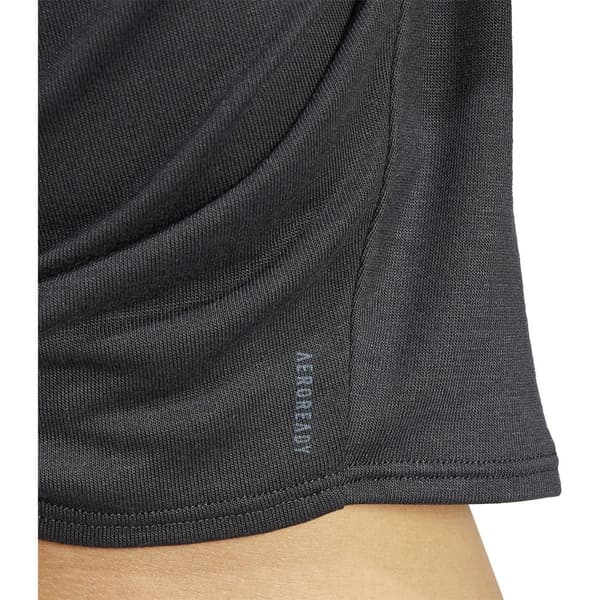 Adidas Lyhythihainen T-paita Yoga St Wrap Musta XS Nainen