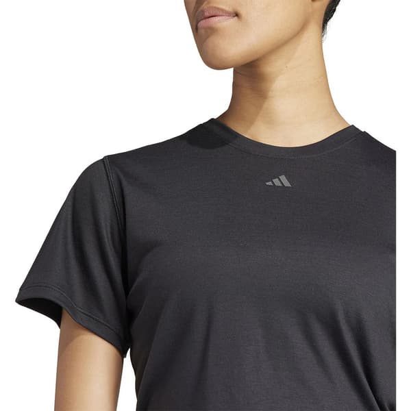 Adidas Lyhythihainen T-paita Yoga St Wrap Musta XS Nainen