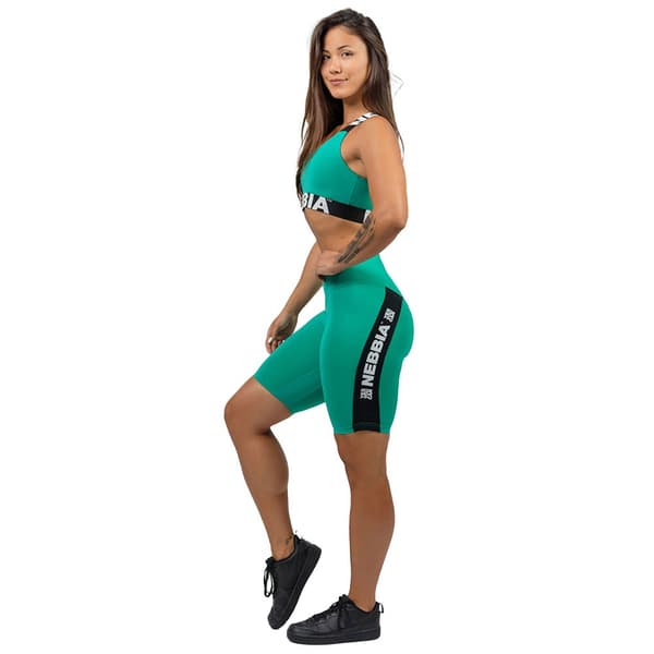 Nebbia Korte Leggings High Waisted Iconic Grøn L Kvinde