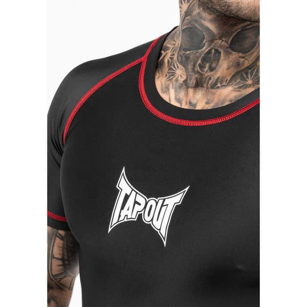 Tapout Kortærmet T-shirt Crystal Sort 2XL Mand