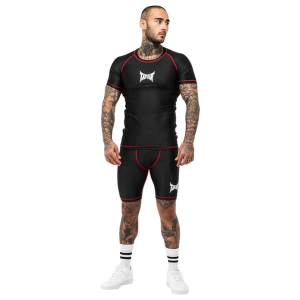 Tapout Kortærmet T-shirt Crystal Sort 2XL Mand