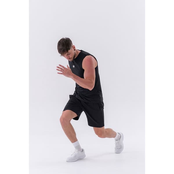 Nebbia Ärmlös T-shirt Functional Sporty Power 322 Svart 2XL Man