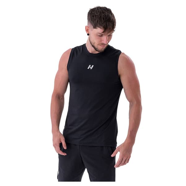 Nebbia Ärmlös T-shirt Functional Sporty Power 322 Svart 2XL Man