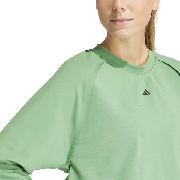 Adidas Huppari Power Cover Up Vihreä S / Regular Nainen